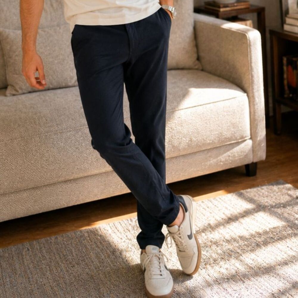 Vuori Meta Pant V430 Navy Athleisure Stretch Performance Pants Size 28 Golfwear